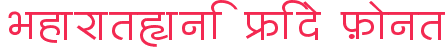 BharatVani Wide Font